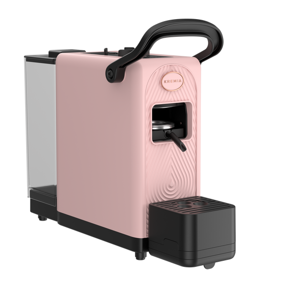 Macchina da Caffè a Cialde Kremia Lollo Caffè E.S.E. 44mm 15 Bar Compatta Decalcificante in Omaggio Rosa
