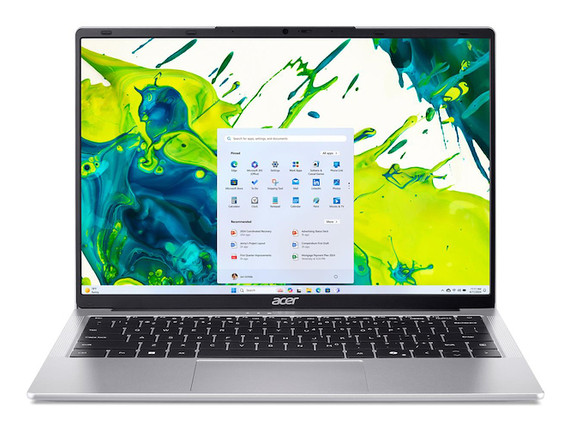 Acer Aspire Lite 14 AL14-32P-35ST Intel Core 3 N355 Computer portatile 35,6 cm (14") WUXGA 8 GB LPDDR5-SDRAM 512 GB SSD Wi-Fi 6 (802.11ax) Windows 11 Home Italiano Argento