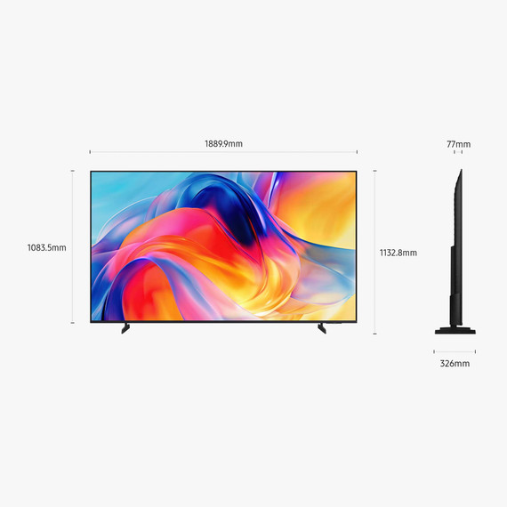 Samsung Mini LED AI TV 85" UE85M70HAUXZT 4K, Processore Mini LED 4K, 4K Upscaling, Color Booster, OTS Lite, Metal Stream Design, Vision AI Smart TV, 2026