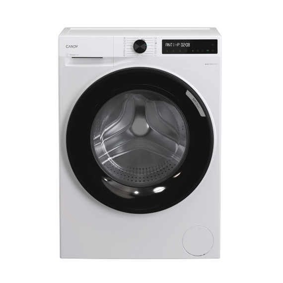 Candy ProWash 500, Lavatrice Carica Frontale 13 KG, 20% più efficente della classe A, 1400 giri, Bianco, Inverter, Vapore, Wi-Fi, Smart Wash, BR 413BL8-S