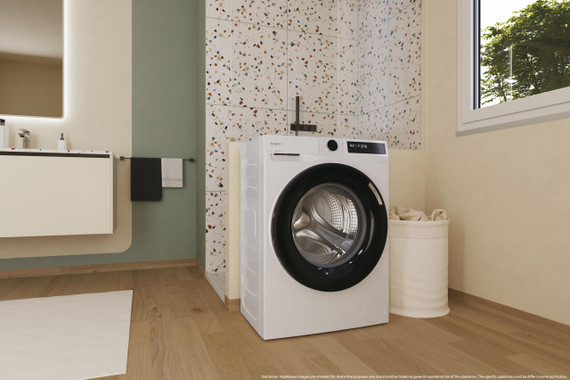 Candy ProWash 500, Lavatrice Carica Frontale 13 KG, 20% più efficente della classe A, 1400 giri, Bianco, Inverter, Vapore, Wi-Fi, Smart Wash, BR 413BL8-S