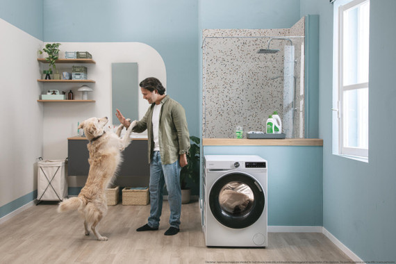 Candy ProWash 500, Lavatrice Carica Frontale 13 KG, 20% più efficente della classe A, 1400 giri, Bianco, Inverter, Vapore, Wi-Fi, Smart Wash, BR 413BL8-S