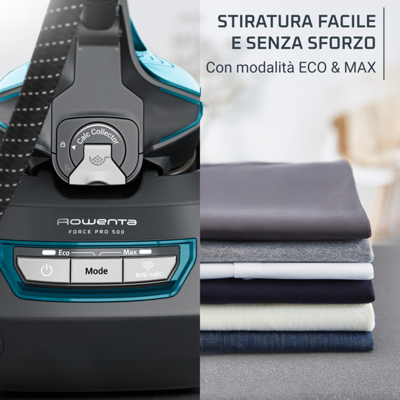 Rowenta Force Pro 500, Generatore di Vapore, Potenza del Vapore, Risparmio Energetico, VR9043