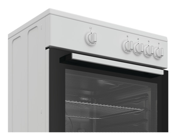 Indesit I6GGKMW Cucina Gas Bianco