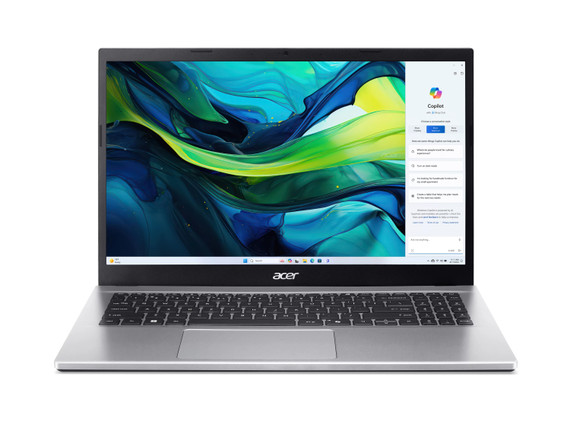 Acer Aspire Go 15 AG15-42P-R5RM AMD Ryzen™ 7 5825U Computer portatile 39,6 cm (15.6") Full HD 16 GB DDR4-SDRAM 512 GB SSD Wi-Fi 6 (802.11ax) Windows 11 Home Argento