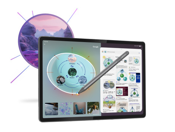 Lenovo Idea Tab Plus - Display 12.1" 2.5K (2560x1600) IPS 800nits 90Hz - CPU MediaTek Dimensity 6400 - RAM 8GB - Memoria 256GB UFS - Grafica ARM Mali G57 MC2 - Connettività WiFi Slot MicroSD - Android 15 - Tab Pen Inclusi
