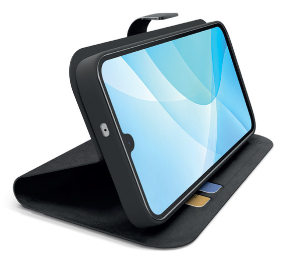 SBS TEWALSAA18K custodia per cellulare 17 cm (6.7") Custodia a borsellino Nero