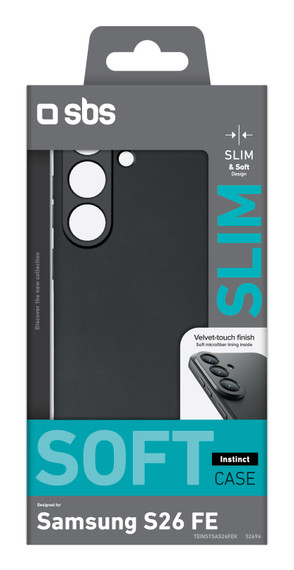 SBS Instinct custodia per cellulare 17 cm (6.7") Cover Nero