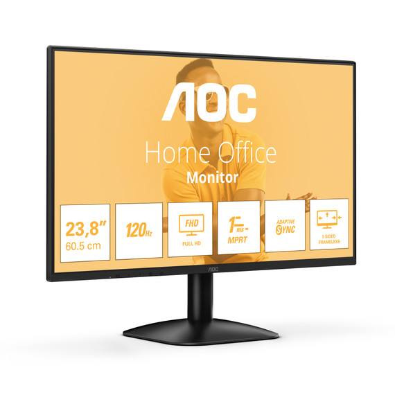 AOC 24B31H Monitor PC 60,5 cm (23.8") 1920 x 1080 Pixel Full HD Nero