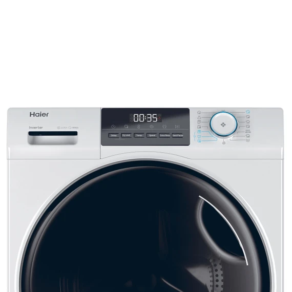 Haier Serie 1, Lavasciuga 10+6 KG, 20% più efficente della classe A, 1600 giri, Bianco, Inverter, Refresh, HWD100-BP16929AS
