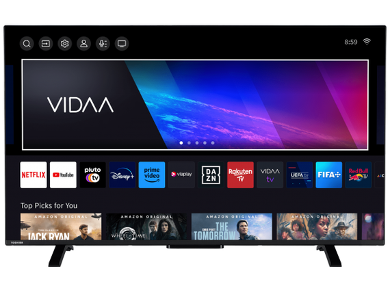 Toshiba 50QV2363DA Smart TV QLED 50" 4K UHD VIDAA HDR