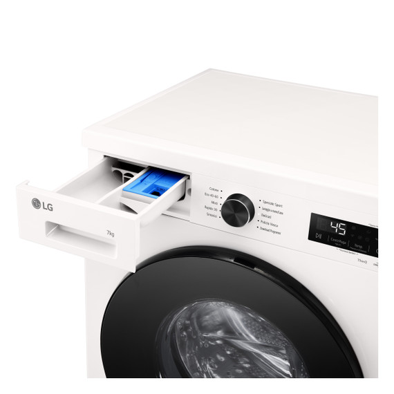 LG F2NX10S7NWB Lavatrice Slim 7 kg Classe A Ivory White