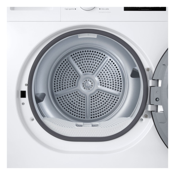LG RNA1008NWK Asciugatrice 8kg Pompa di calore, Classe D, 8 programmi, Sensore asciugatura