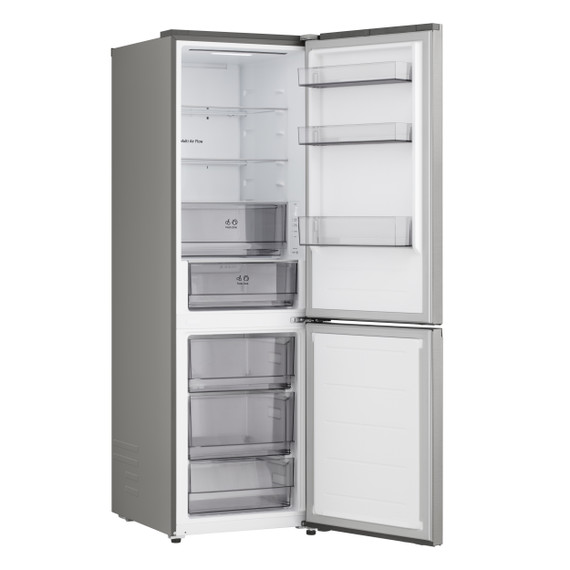 LG GBBSJ10DPY Frigorifero combinato Fit&Max 60cm, Classe D, 333L, AI Inverter, Prime Silver