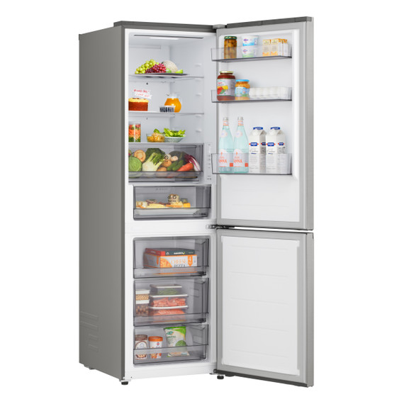 LG GBBSJ10DPY Frigorifero combinato Fit&Max 60cm, Classe D, 333L, AI Inverter, Prime Silver