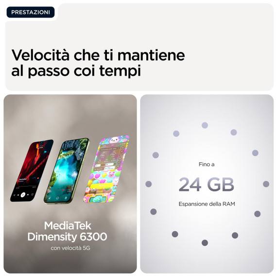 Motorola moto g67 17,3 cm (6.8") Dual SIM ibrida Android 16.0 5G USB tipo-C 4 GB 128 GB 5200 mAh Grigio