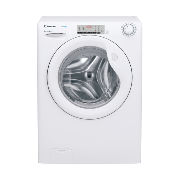 Candy Easy, Lavatrice Carica Frontale 8 KG, Classe A, 1200 giri, Bianco, Inverter, EY284DWM5/1-S
