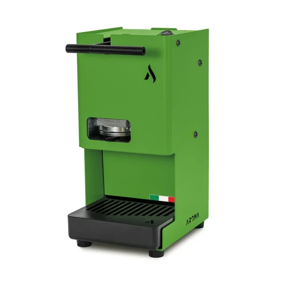 Aroma Ego Macchina da Caffè a Cialde E.S.E. 44mm 380W - Verde
