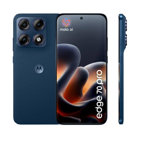 Motorola edge 70 pro 17,2 cm (6.78") Doppia SIM Android 16.0 5G USB tipo-C 8 GB 256 GB 6500 mAh Blu scuro