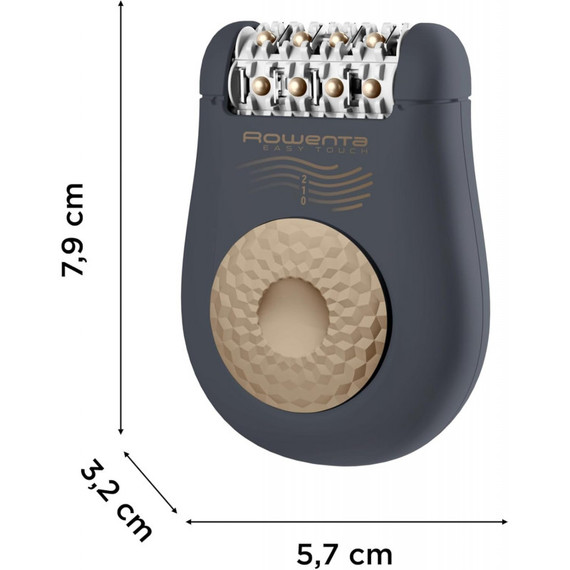 Rowenta EP1116 Easy Touch Epilatore a Rete 2 Velocità con 24 Pinzette
