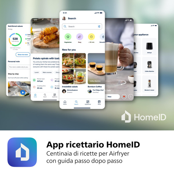 Philips Serie 3000 Airfryer da 7.2 L, Friggitrice ad aria 16 in 1, Finestra e luce, App ricettario NA342/00