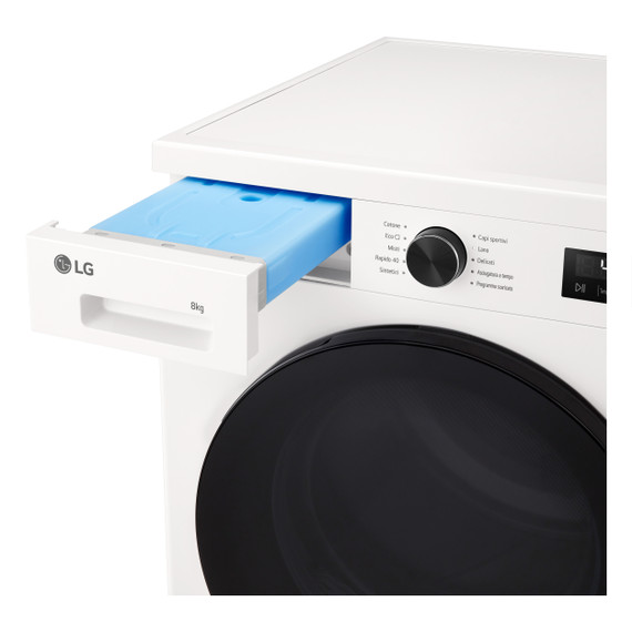 LG RNX1008NWB Asciugatrice 8 kg Classe C Bianco