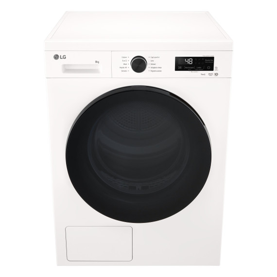 LG RNX1008NWB Asciugatrice 8 kg Classe C Bianco
