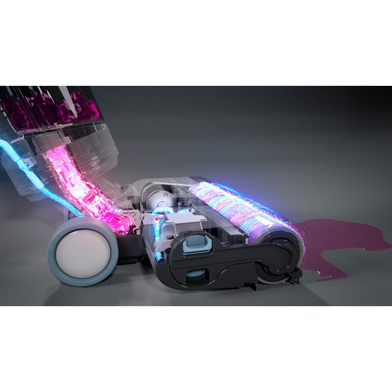 Ariete 2483 Aqua Force Wash & Vacuum, Aspirapolvere Intelligente, Lavapavimenti cordless, Senza fili, Aspira e lava, Peli animali, Sporco liquido e secco, Capacità 700ml, Accessori inclusi