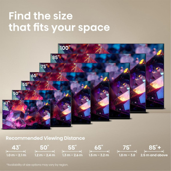 Hisense 100E7S PRO 2,54 m (100") 4K Ultra HD Smart TV Wi-Fi Nero