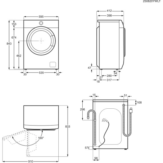 Electrolux Lavatrice Slim 6 Kg Classe A 1200 Giri EW6S526A