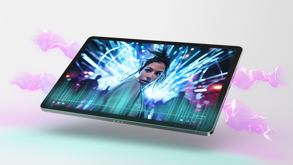 Lenovo Idea Tab - Display 11" 2.5K (2560x1600) IPS 500nits 90Hz - CPU MediaTek Dimensity 6300 - RAM 8GB - Memoria 256GB UFS - Grafica ARM Mali G57 MC2 - Connettività WiFi + 5G Slot Nano-SIM & MicroSD - Android 15 - Tab Pen Inclusi