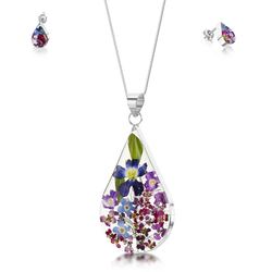Eternal Nature: The Shrieking Violet Real Flower Jewellery Collection