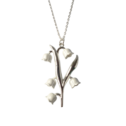Silver Finish Lily of the Valley Pendant Silver Finish Lily of the Valley Pendant