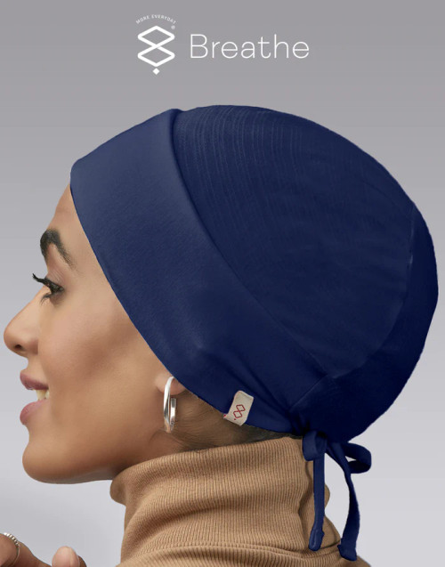 Comfort Bamboo Headcap with retail bag - Navy Blue