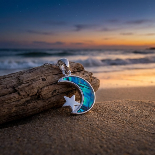 Tide Jewellery Moon & star necklace