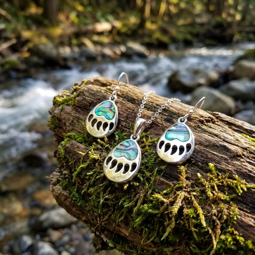 Tide Jewellery Bear paw print set