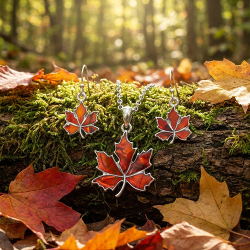 Tide Jewellery Autumn leaf set