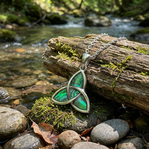 Tide Jewellery Celtic triquetra knot necklace