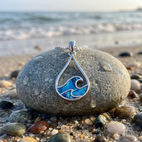 Tide Jewellery Wave crests necklace