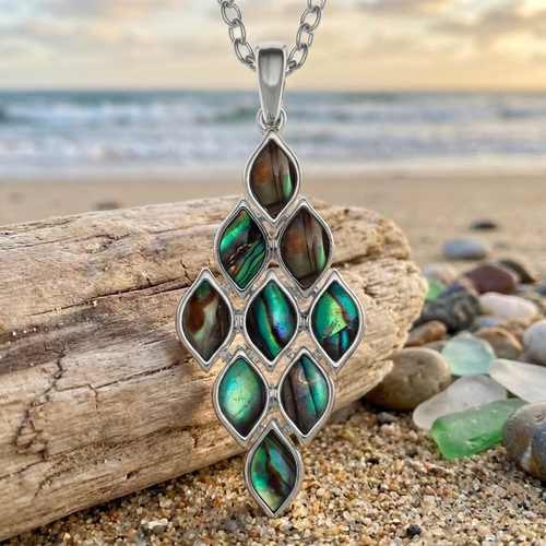 Tide Jewellery Natural articulated diamond necklace