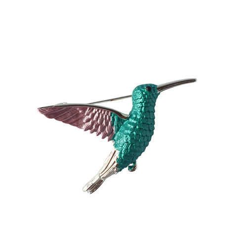 Hummingbird Enamelled Bird Brooch Hummingbird Enamelled Bird Brooch