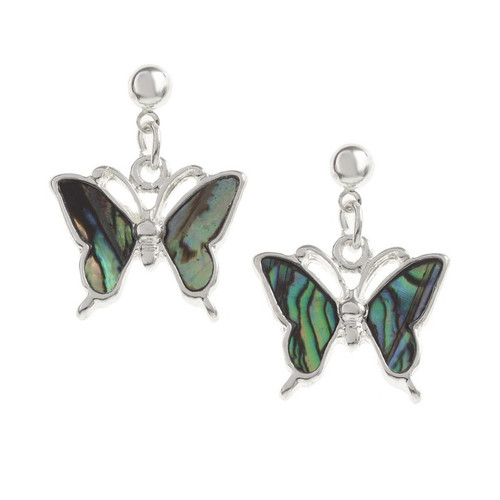 Natural butterfly earrings
