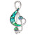 Tide Jewellery inlaid Paua shell Treble clef music note brooch