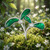Tide Jewellery inlaid Paua and Mother of Pearl shell Mistletoe brooch