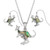 Tide Jewellery inlaid Paua shell Kangaroo with joey pendant and earring set