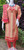 Light Yellow and Magenta Monipuri Salwar Kameez - XLarge