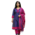 Navy Blue and Dark Pink Monipuri Salwar Kameez - XXLarge