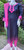 Black and Pink Monipuri Salwar Kameez - XLarge