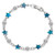 Tide Jewellery inlaid Paua shell Blue star design bracelet
