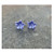 Silver Plated Mini Periwinkle Stud Earring